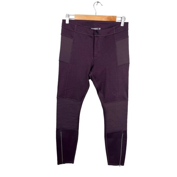 Athleta‎ Trail setter ponte motion maroon legging size 6 - Picture 2 of 10